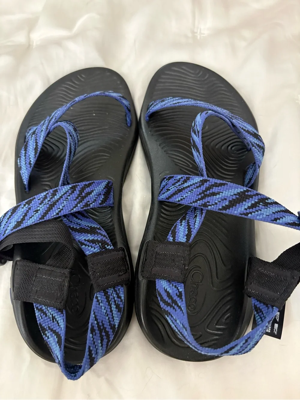 Chaco Black and Blue Women's Sport Sandals